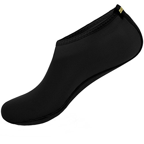 SHOESKISS Barefoot Water Skin Shoes Aqua Socks for Beach Swim Surf Yoga Exercise (3. L(W...