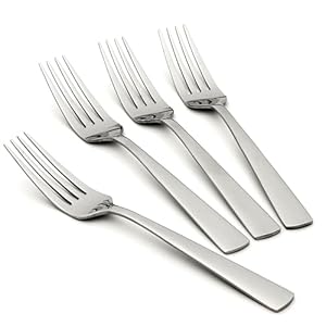 ROBINSON HOME PRODUCTS Nocha 4PK Dinner Forks, 4 Count, Silver
