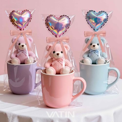 VATIN Double Face Rose Gold Satin Ribbon 3/8" Continuous 50 Yards,Gold Polyester Fabric Ribbon use for Bows Bouquet, Gift Wrapping, Floral Arrangement Wedding Decoration - Thumbnail 2