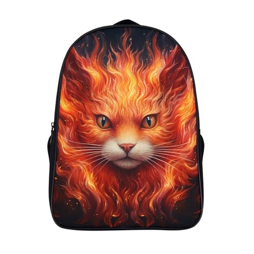 Mochila infantil 3D Firefox con estuche y bolsa escolar para la vuelta al cole