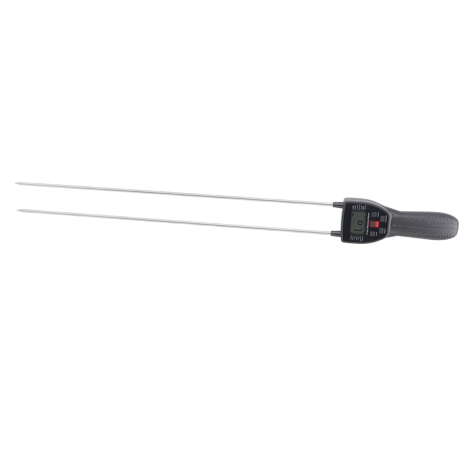 Zunate Misuratore di umidità per Cereali con Sonda Vocale da 600 Mm, Misuratore di umidità Alimentare Portatile per Riso, Grano, Mais, Soia, Orzo, Miglio, Sorgo, Semi Oleosi, Gamma 7,5-55%, Sonda in