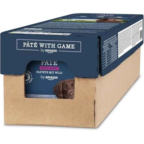 by Amazon Lot de 10 paquets de nourriture pour chien, pâtée avec un jeu, 300 g (anciennement Lifelong !)