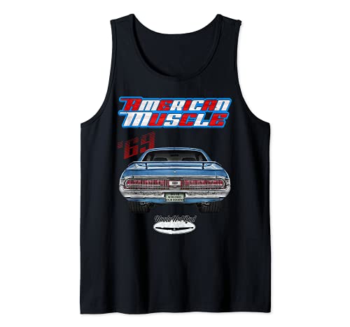 1969 Cougar XR-7,69, XR7, coche de pony, Hoola Hot Rod, coche del músculo Camiseta sin Mangas