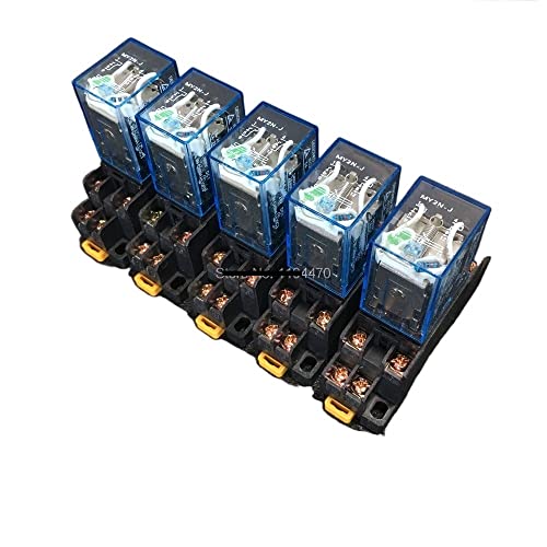 Relais électromagnétique double pôle DPDT 5A pour automatisation stable AC 220V