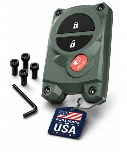 Image of for Toyota Key Fob Cover with Built-in Bottle Opener - Rugged Protective Shell for Tundra (2007-2017) & Tacoma (2005-2015) - Enhanced Grip & Durability - Key Fob Replacement Shell - Custom Colors