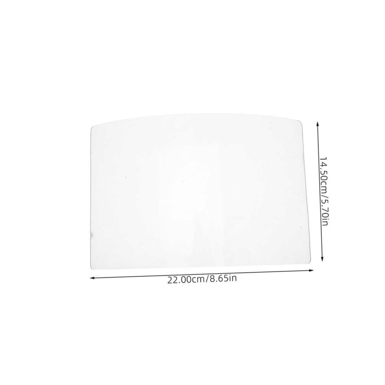 FUNOMOCYA Multi-functional Sandblasting Facial Shield Lens Providing Comprehensive Protection Lens Sandblasting Hood Lens Clear Visibility Sandblasting Shield Lens Replacement