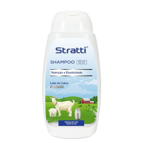 Champú Stratti Leche de Cabra & Keratina sin sal 400ml