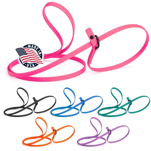 Dogline Biothane Slip Dog Leash - for Small, Medium and Large Dogs - Odor Free Slip Lead, Heavy Duty...