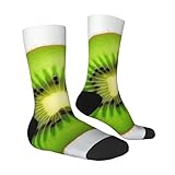 FHEBNDS Kiwi Slice Crew-Socken für Damen und Herren, gepolsterte...