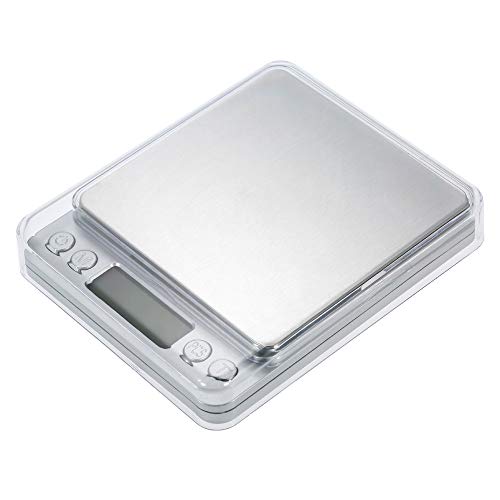 KKmoon 3000g / 0,1g Balança de cozinha precisa Balança de joias de alta precisão Mini balança de ali