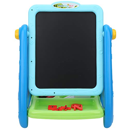Children Drawing Board Holder, Kid Chalkboard Children Painting Board Magnetic Colorful Ducational Learning Toys For Children For Kid Painting(Color Drawing Bracket (Blue)) #TOP3