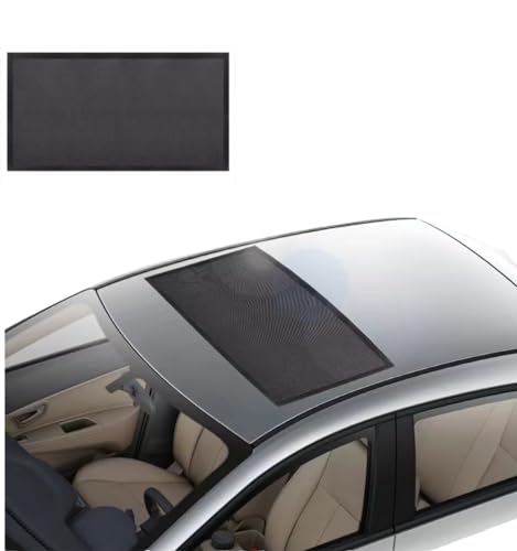 サンルーフ 網戸 サンルーフカバー マグネット式 車 サンシェード 蚊よけネット 通気性メッシュ 車中泊 カールーフカバー UVカット 日除け 遮光 防塵 防虫 換気 100*125cm