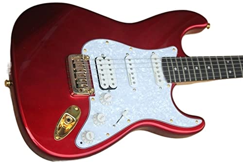 skjos Guitare Électrique Rouge avec Quincaillerie en Or Blanc Guitares De Cordes d’acier Acoustique Guitare Classique… - Les Beatles, Paul McCartney, John Lennon, RIngo Starr, George Harrison skjos Guitare Électrique Rouge avec Quincaillerie en Or Blanc Guitares De Cordes d'acier Acoustique Guitare Classique…