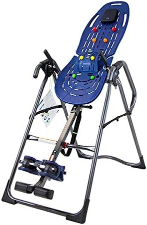 TEETER Hang Ups EP-860 Inversion Table with Acupressure Nodes, Lumbar Bridge, Traction Handles and Exercise Guide