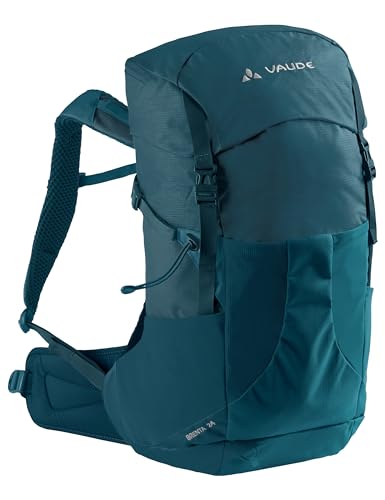 VAUDE Wanderrucksack Brenta 24l, wasserabweisender Rucksack Damen & Herren, komfortabler Trekkingrucksack mit integrierter Regenhülle, praktische Fächeraufteilung