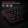 Teclado gamer Redragon K582 RGB mecánico alámbrico, diseño estándar de 104 teclas | Iluminación inmersiva de 16.8M colores para eSports, N-Key Rollover para combos precisos, durabilidad de 50M pulsaciones, software personalizable 4