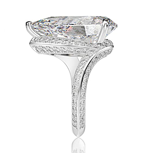 Diamant en carbone anneaux de style chute d'eau pour sublimer les mains