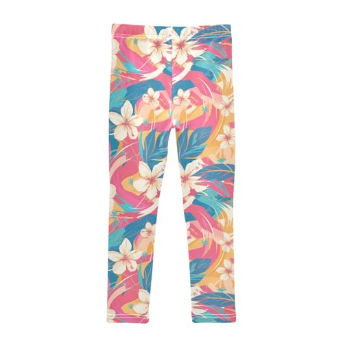 Retro Boho Flower Kids Baby Girls Legging Soft High Waisted Pants Sports2