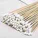 500 Count 6 Inch Long Cotton Swabs with Wooden Handles Cotton Tipped Applicator for Cleaning
