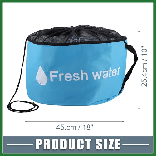 Image of Motoforti RV Sewer Hose Storage Bag Waterproof RV Hose Storage Bag RV Accessories Bag Camper Utility Bag Blue Long-Lasting