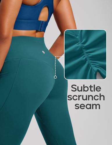 Image of Heathyoga Yoga Pants with Pockets Extra Soft Leggings with Pockets for Women Non See-Through High Waist Workout Leggings