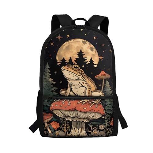 Mochila infantil para meninas de 8 a 10 anos, leve, 16 L, escola, viagem, mochila, Sapo, One Size, Mochilas Daypack