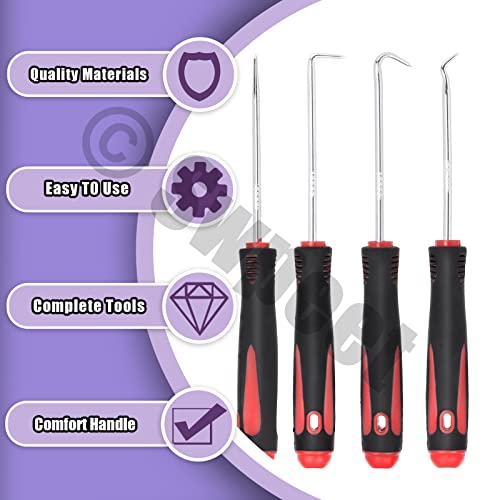 Swpeet 499Pcs Universal O-Ring Washer, 8Mm To 22Mm Alloy Steel External Retaining Rings Internal Circlip Snap Retaining Clip Ring With Short Pick And Hook Assortment Kit For Pin Clips Plumbing #TOP2