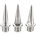 Repuesto de picas para atletismo de pinchos 50 Picas de plástico cada uno unidad Pack 6 mm 9 mm 12 mm 15 mm 18 mm, plata