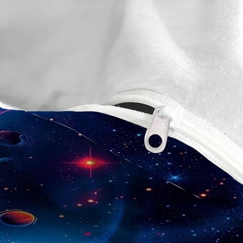 Parure de lit microfibre de qualité supérieure au motif imprimé de galaxies - 5