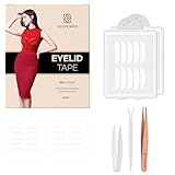 SILKDERMIS Eyelid Tape, 160count, 6mm Eyelid Lifter Strips, Glue-Free Invisible Double Eyelid Sticker, Double Eyelid Tape for Hooded Eyes Invisible for Droopy Lids, Eyelid Tape Stickers