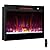COSTWAY Electric Fireplace Inserts 23-inch Wide, 1500W Recessed Fireplace Insert with Remote Control, 6 Flame Colors, 5 Brightness, 8H Timer, Overheat Protection, Infrared Fireplace Heater for Indoor