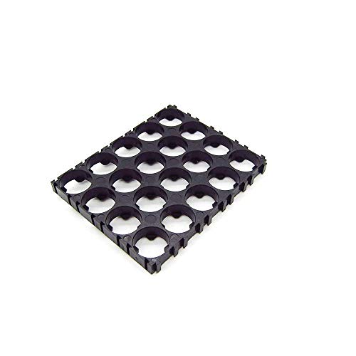 JDYYICZ 10PC 18650 Battery 4x5 Cell Spacer Radiating Shell Plastic Holder Bracket 18.4mm