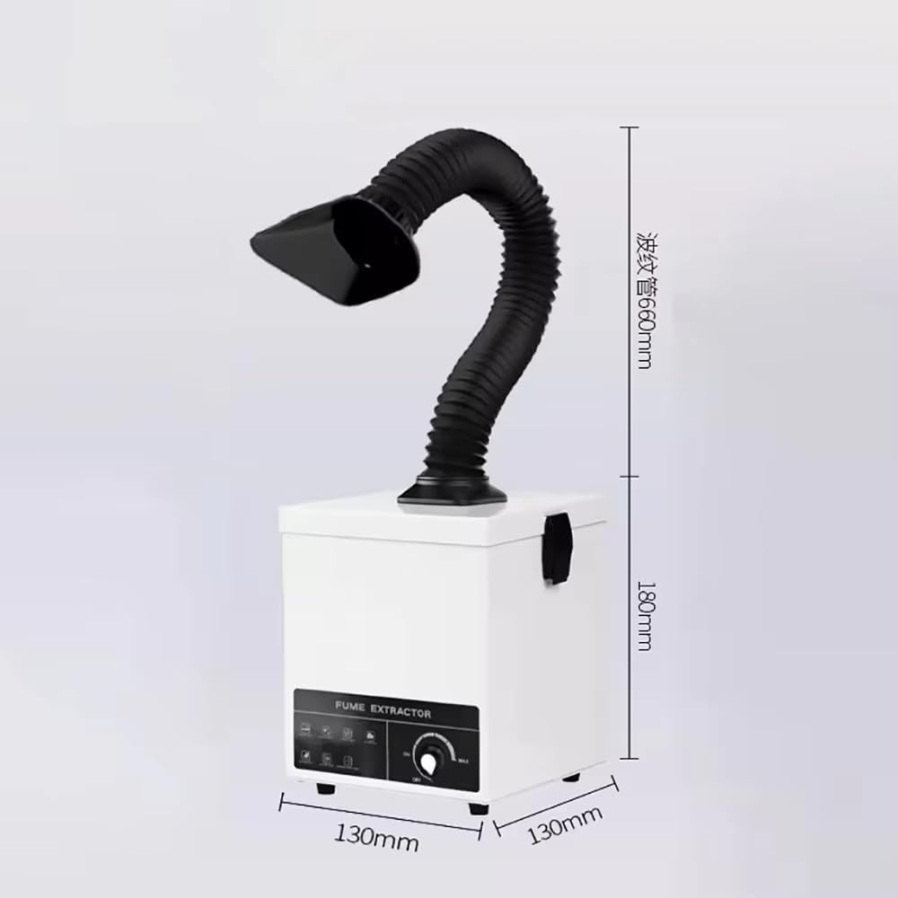 iDili SD-35 Industrial Smoke Purifier Desktop Soldering Fume Extractor Solder Smoke Absorber with Flexible Hose