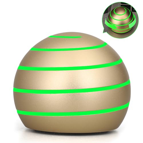 Image of Dilabnba Kinetic Spinner Metal Desk Gadget Toy Ball for Kids Adults, Cool Full Body Optical Illusion Stress Relief Fidget Spinner Gyro Ball Gift for Boys Girls (Gold)
