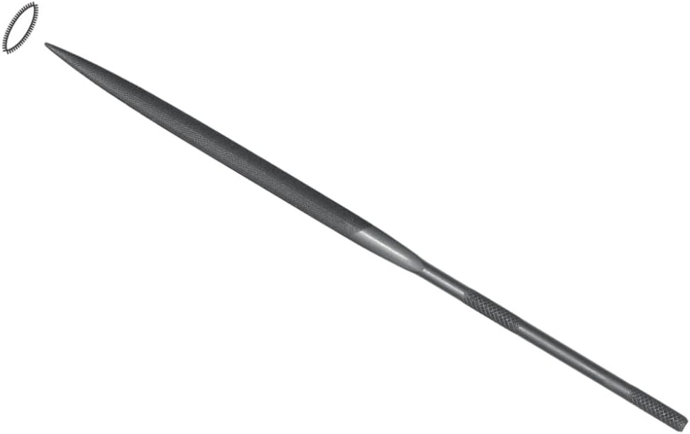 Grobet Swiss Pattern Needle File 6-1/4 Inch Crossing Cut 2
