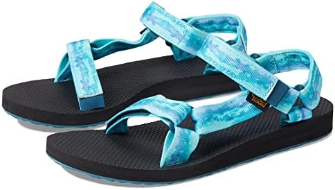 Teva Women's Original Universal Tie-Dye Sandal, Sorbet Blue Coral, 6 | Image 3