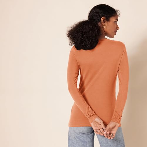 Image of Amazon Essentials Women's Regular-Fit Long-Sleeve Crewneck T-Shirt (Available in Plus Size)