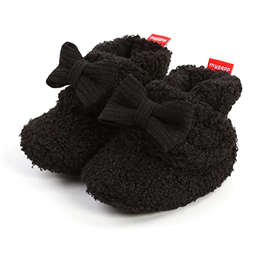 Image of hitoddler Baby Boys Girls Booties Infant Newborn Sock Shoes Slippers Winter Warm Crib Footwear First Walkers