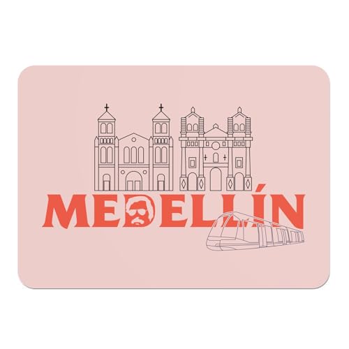 Sets de table rose lot de 4 en liège grand format Medellin