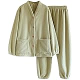 Style élégant avec des boutons multicolores ornant le pantalon créant une tenue esthétique utilisable les quatre saisons