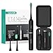 Produktbild VOYOR-HEALTH Sonic Elektrische Zahnbürste, Hochfrequenz-Vibration mit 5 Modi, wiederaufladbare Reisezahnbürste, tragbare dreiteilig abnehmbar mit Reiseetui für Haus, Geschäft und Urlaub ET410, schwarz