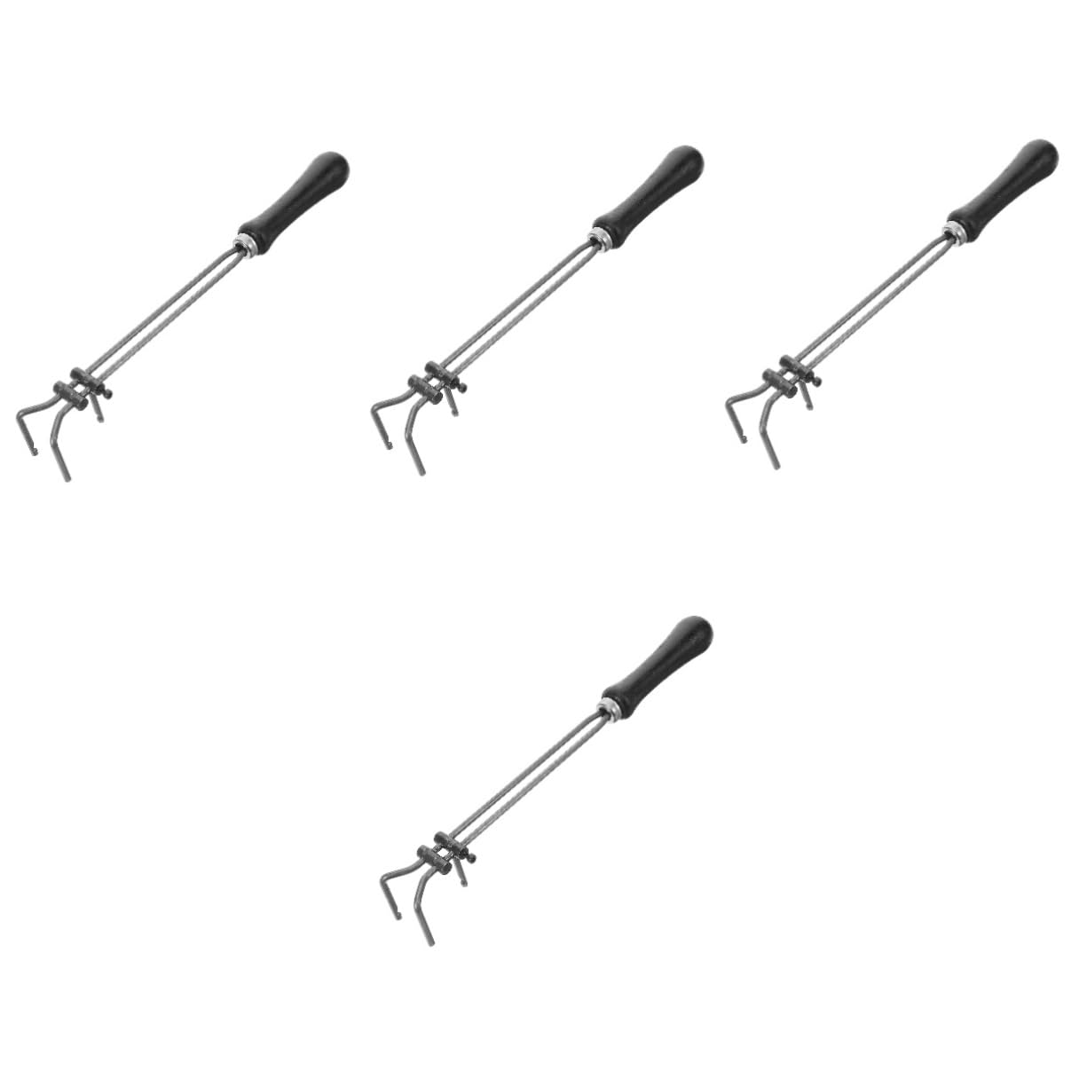 Operitacx 4pezzi Crucible Tong Metal Clamp Pinza per Melting Furnace Resistente alla Corrosione per Laboratorio e Fusione Metalli Design Leggero e Portatile Compatibile con Becher e Flask