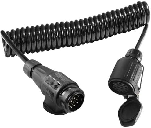 Câbles D'Extension 2M Pour Remorques Avec Adaptateur Prise Remorque 7 Vers 13 Broches Pour Caravane Camion Rv Tracteur 97510283 Câbles D'Extension 2M Pour Remorques Avec Adaptateur Prise Remorque 7 Vers 13 Broches Pour Caravane Camion Rv Tracteur 97510283