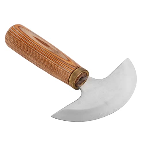 Couteau rond demi-lune en cuir pour maroquinerie et artisanat