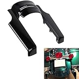 Feature: Domilay Motorrad 5 Zoll Gedehnt Fender Extension Kurzer EinfüLl Deckel für Harley Touring Electra Street Glide StraßEn KöNig 2014-2018