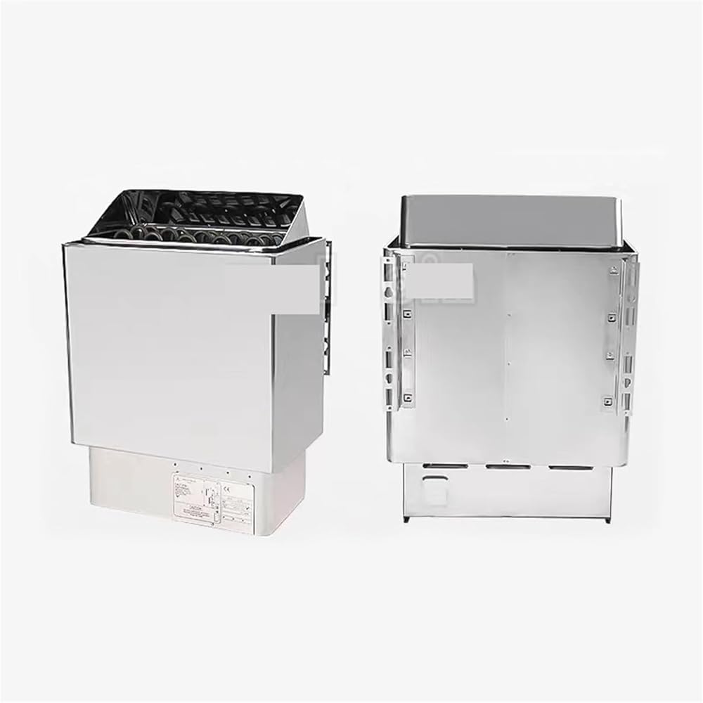 Calentador de sauna, acero inoxidable, pantalla digital, control interno y externo, uso doméstico y comercial, ideal para duchas domésticas