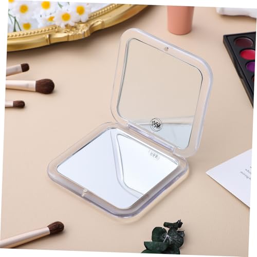 Miroir compact pliable de maquillage voyage grossissant de poche - 5