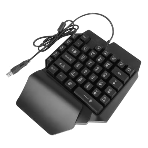SHINEOFI Clavier Main Mécanique Gauche Compact Léger Rétroéclairé pour Gaming Portable Pc Et Ordinateur Portable