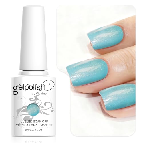 Vishine C05 - Esmalte de uñas de gel semipermanente, 8 ml, UVA, LED, 239 colores, para manicura artística