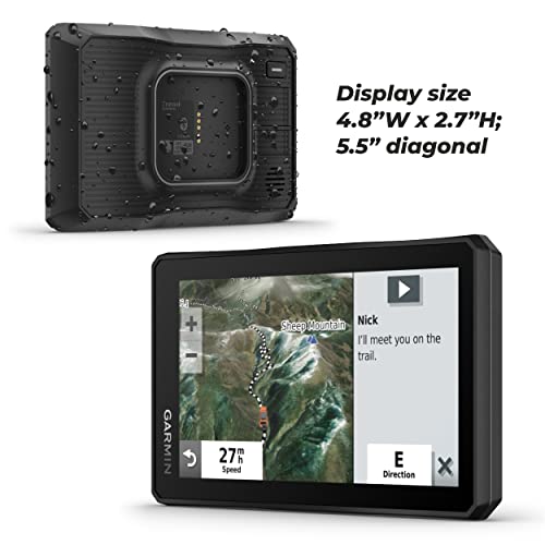 Wearable4U 010-02406-01_POWERCARWALL Garmin Tread Base Edition 5.5In Rugged Powersport Off-Road Gps Navigator thumb #2